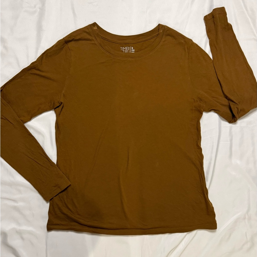Brown Long Sleeve Shirt
